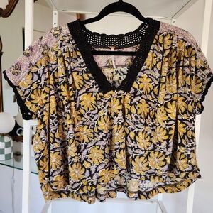 FP Crop Top with crochet trim